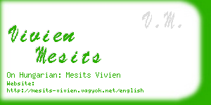 vivien mesits business card